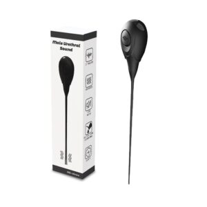 App-Controlled Urethral Sound Vibrator – 10 Frequency Soft Silicone Penis Plug, 16000 RPM Intelligent Chip Urethral Stimulator for Men