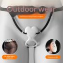 Remote Control Wearable Clitoral Vibrator with Finger Ring – Heart-Shaped Honey Bean Tease Panty Stimulator, No-Drop Outdoor Couple