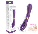 Womens Vibrating Massager With A Tongue-style Licking And Tapping Function