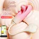 App-Controlled Vibrating Egg with Tongue Licking Stimulator – 9000 RPM Wearable Clitoral Vibrator, 50 Frequency Remote Control Jumping Egg Sex Toy for Women