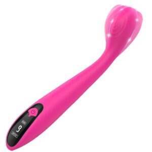 Flexible G-Spot Vibrator with LCD Display – 9 Vibration Modes, IPX7 Waterproof, USB Magnetic Rechargeable Wand Massager for Women