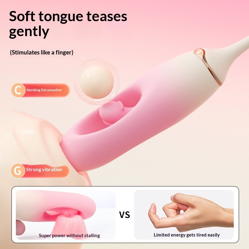 App-Controlled Vibrating Egg with Tongue Licking Stimulator – 9000 RPM Wearable Clitoral Vibrator - Image 4