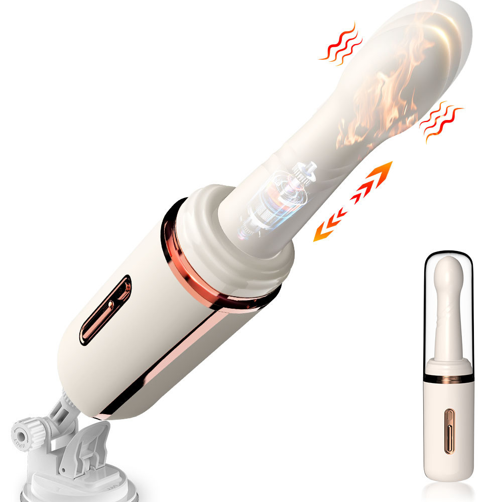 Automatic Thrusting Dildo for Women with Heating & Suction