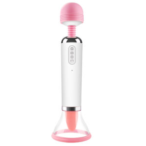 Multi Frequency Female Tongue Licking AV Stick  Charging Vibration