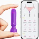 Rose-Shaped Rechargeable Mini Bullet Vibrator, APP-Controlled, Quiet Powerful, Portable Personal Massager For Women