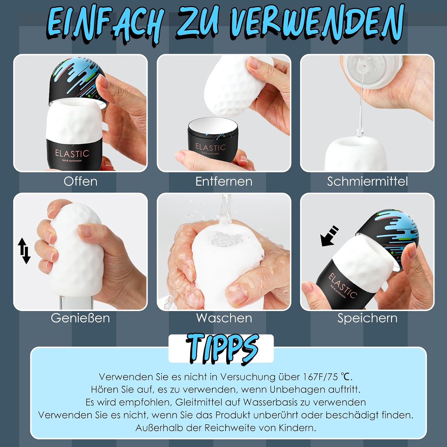 Elastic Soft Silicone Masturbation Egg for Men – Stretchy Textured Pocket Stroker - Image 6