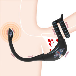 APP Remote Control Double Ring Silicone Butt Plug