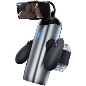 Automatic Thrusting Male Masturbator with Phone Holder – 4000 RPM Brushless Motor Telescopic Stroker