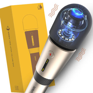 Leten Powerful Wand Vibrator with Blue Light Motor – Rechargeable Premium ABS Handheld Clitoral Wand Massager, Personal Body Wand Sex Toy for Women