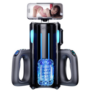 Leten King Pro Male Masturbator Adult Sex Toy - 10 Mode Thrusting Hands Free Masturbators